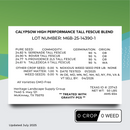 Calypsow Tall Fescue Seed Blend