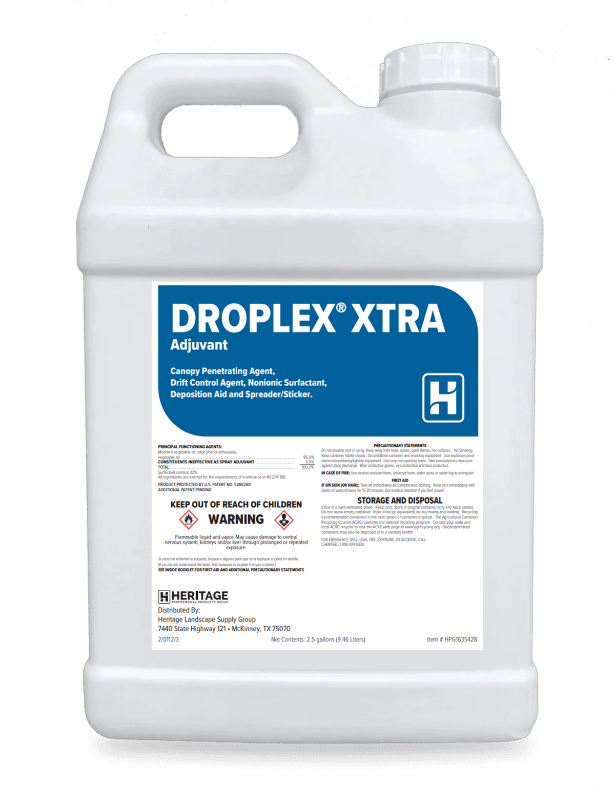 drop herbicide label Droplex Xtra
